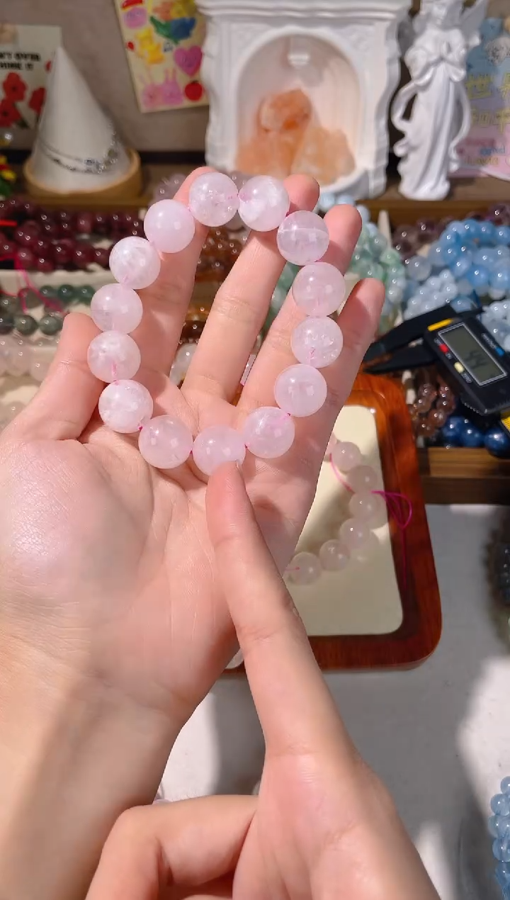 【闪购商品】烟晶手链银S925镶嵌雪花幽灵15