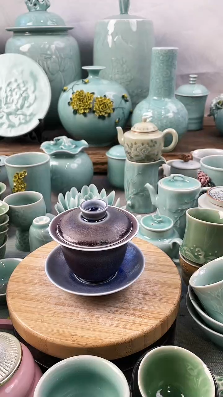 【闪购商品】特价 微瑕 慧仙青瓷