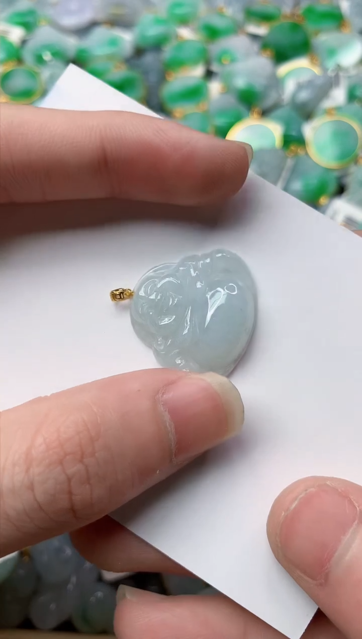 【闪购商品】翡翠颈饰18K金镶嵌5..........