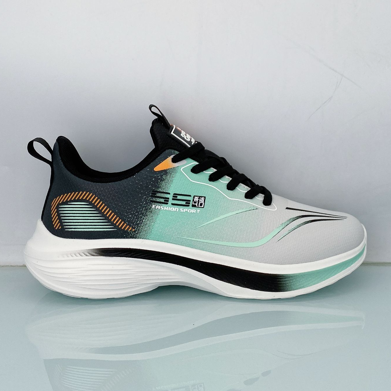 【一森家】新款百搭潮款时尚休闲皮面跑步运动鞋815