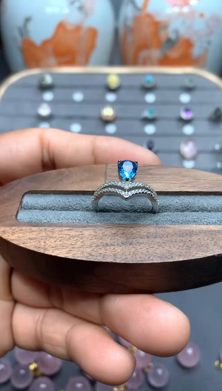 【闪购商品】托帕石戒指未镶嵌W94（随机性发货只发一单）