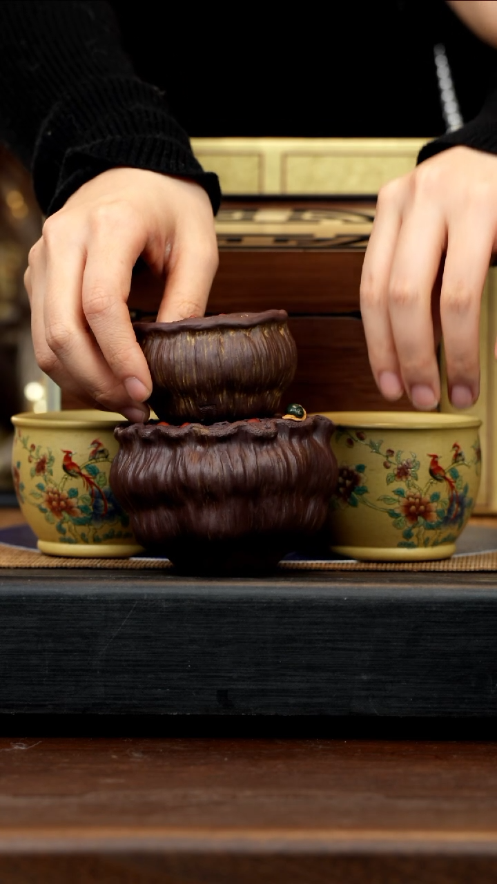 【闪购商品】紫砂茶壶JYH 团团紫砂谢礼六