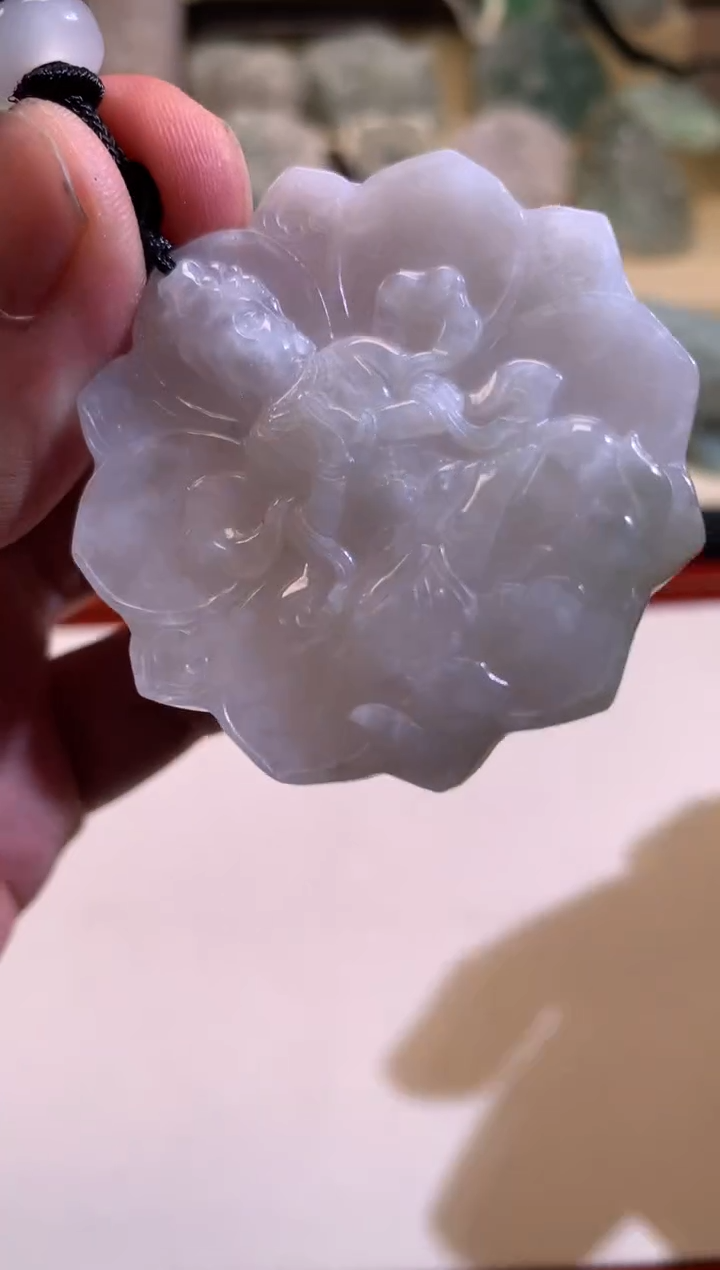 翡翠未镶嵌颈饰6/08/059