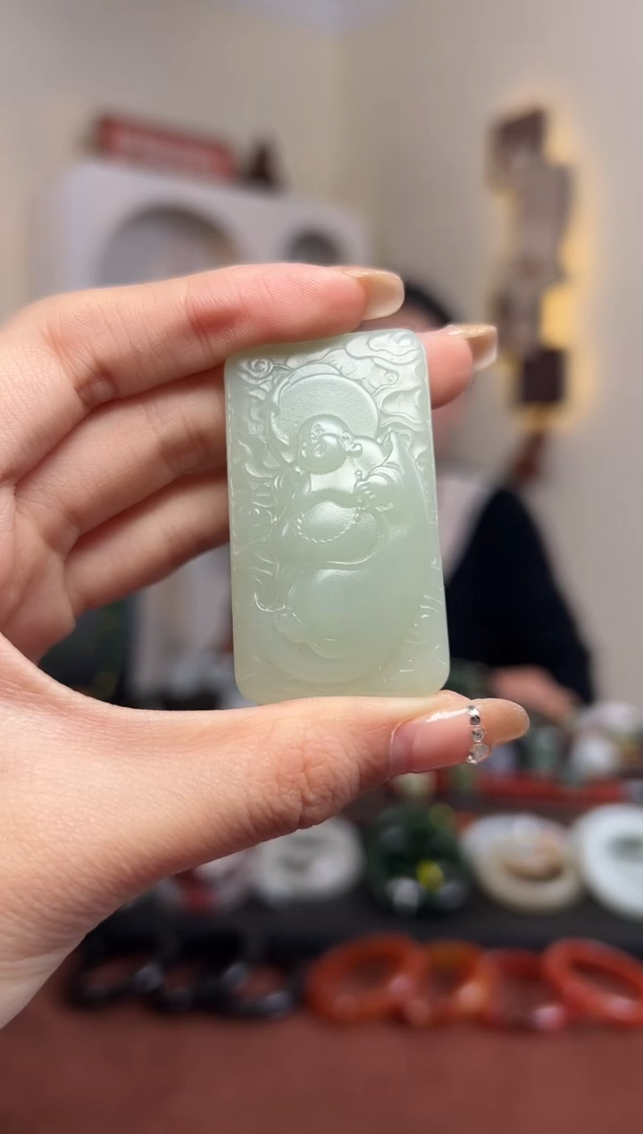 【闪购商品】和田玉颈饰未镶嵌0383 50*28*9