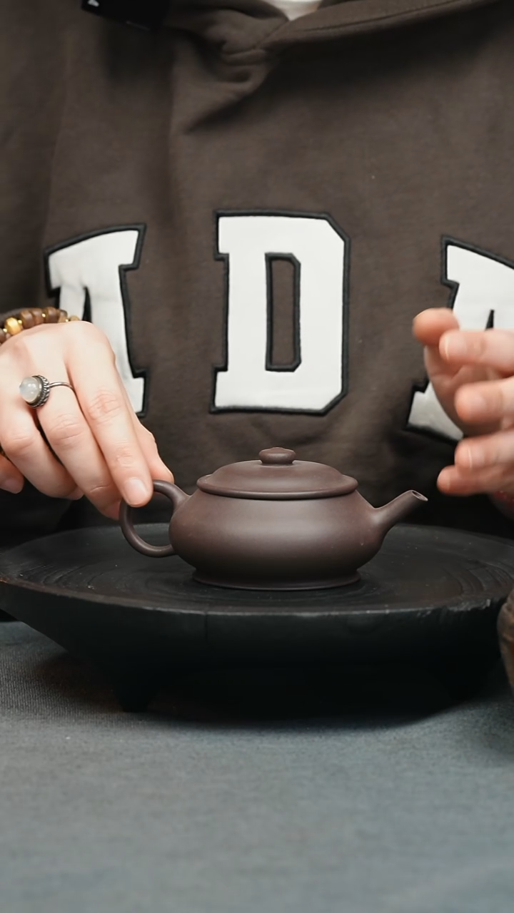 【闪购商品】紫砂茶壶五堂 莲池古式-宣炉
