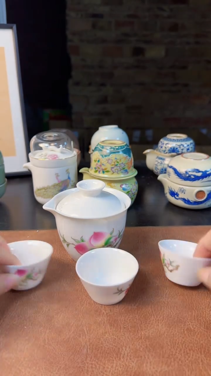 【闪购商品】杯德化白瓷，快客茶具
