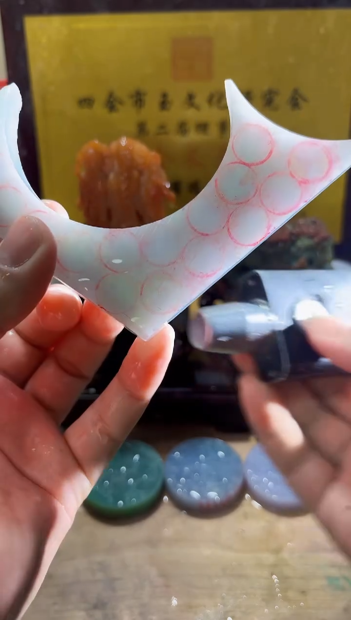 未镶嵌挂件翡翠A货常星7387