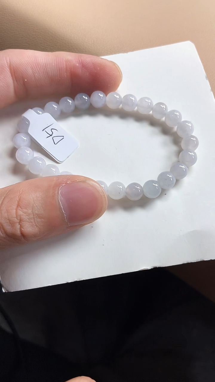 【闪购商品】翡翠手串未镶嵌天然A货翡翠手串D51