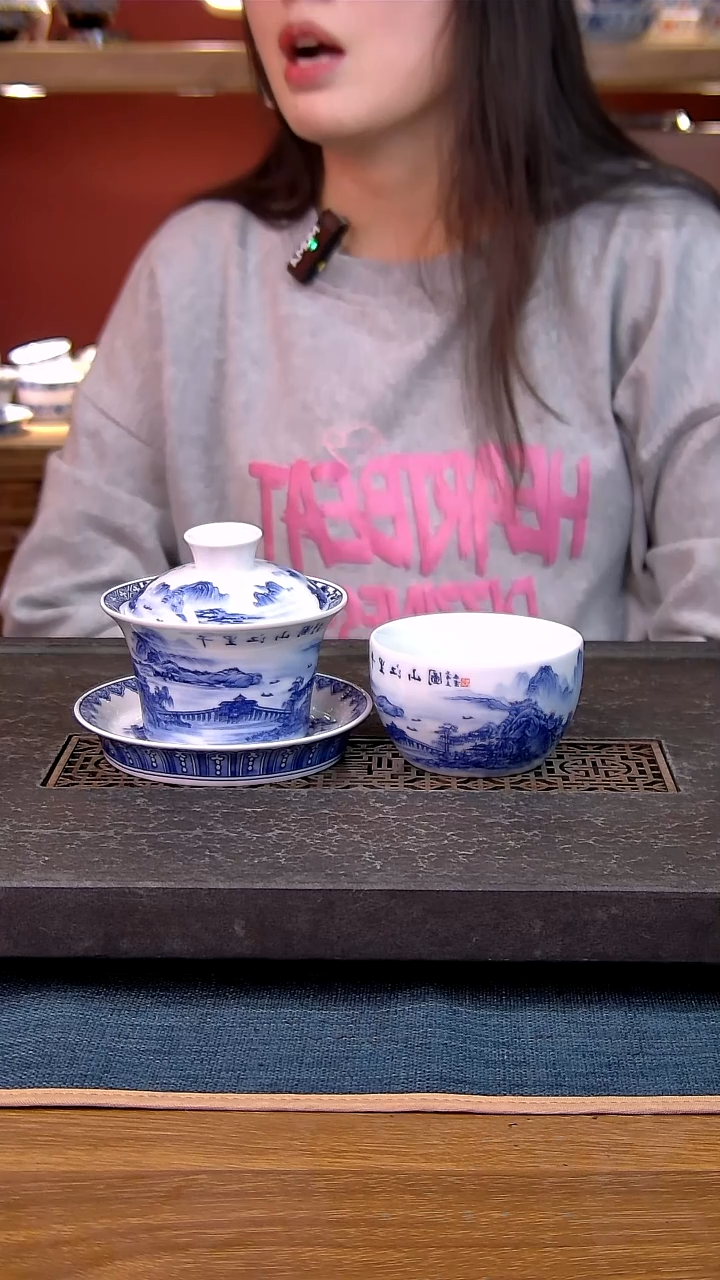 简装家用款2件套 白瓷陶瓷茶具