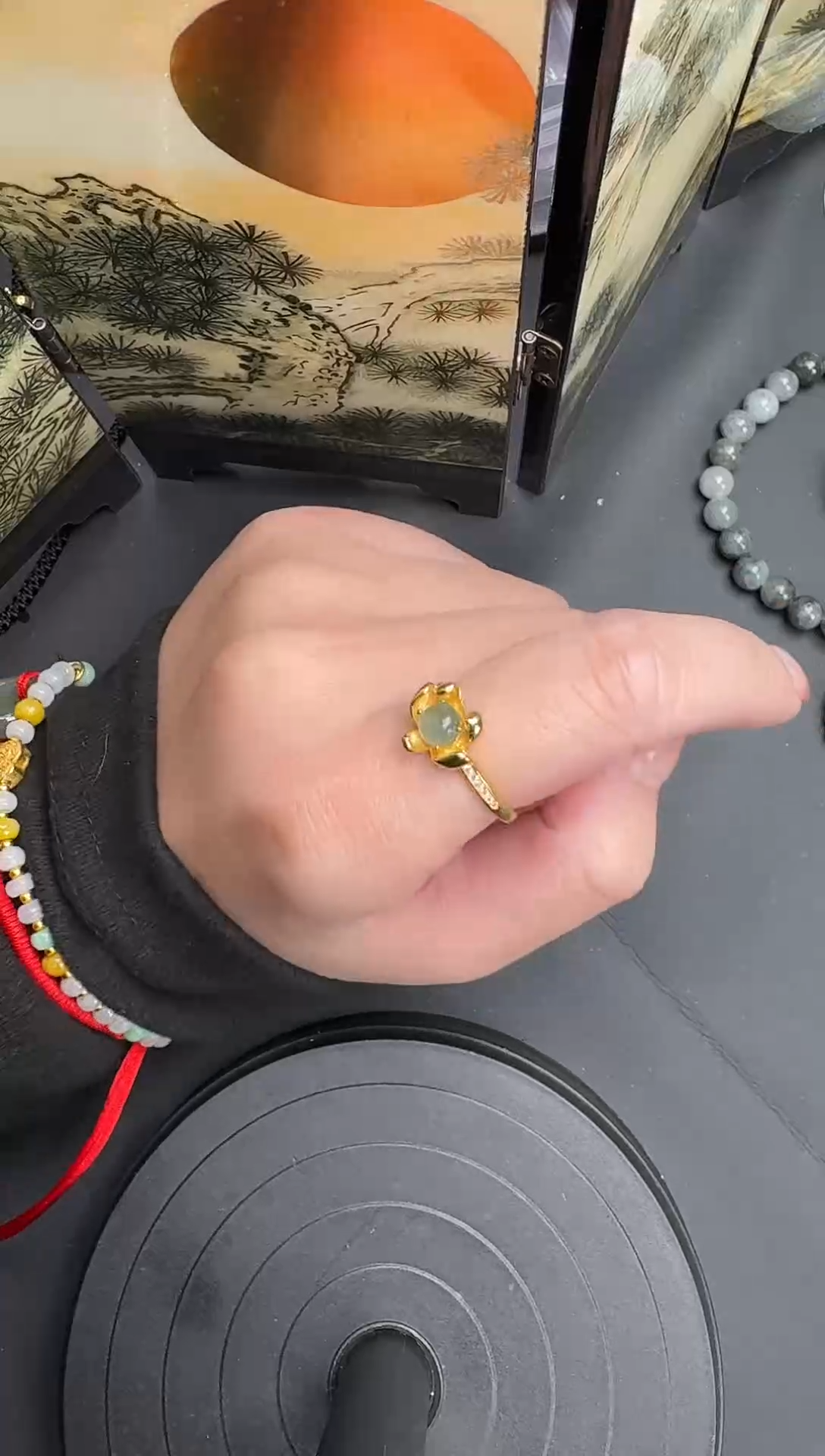 【闪购商品】翡翠戒指未镶嵌天然A货翡翠_018翡翠戒指