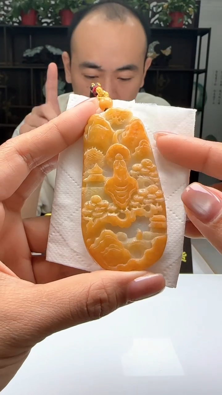 【闪购商品】翡翠颈饰未镶嵌天然翡翠A货吊坠