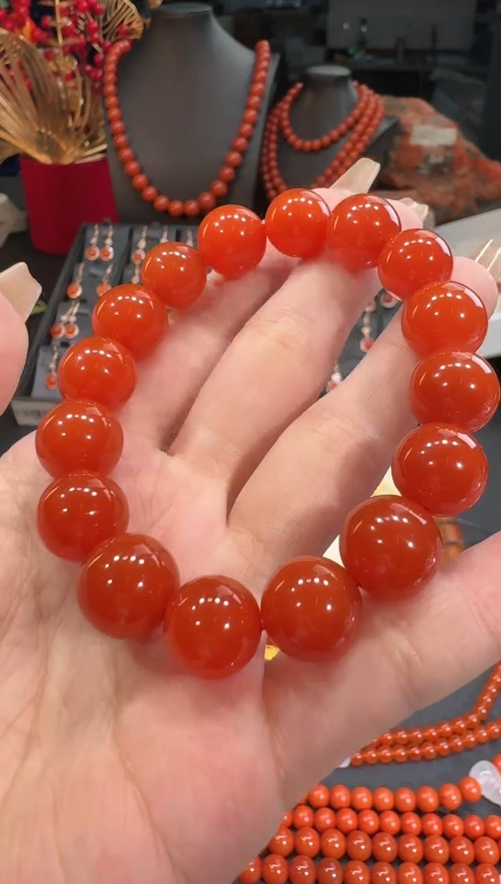 【闪购商品】南红玛瑙手串未镶嵌手串