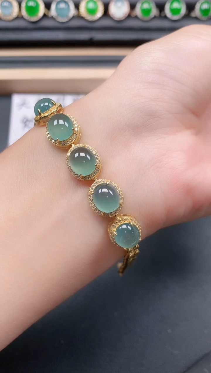 翡翠戒指银S925镶嵌111111