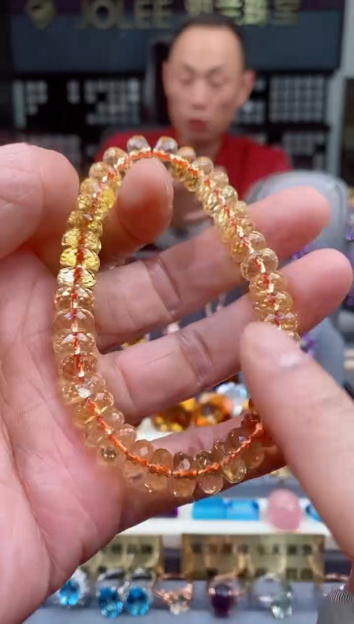 【闪购商品】黄晶手链未镶嵌黄晶手链