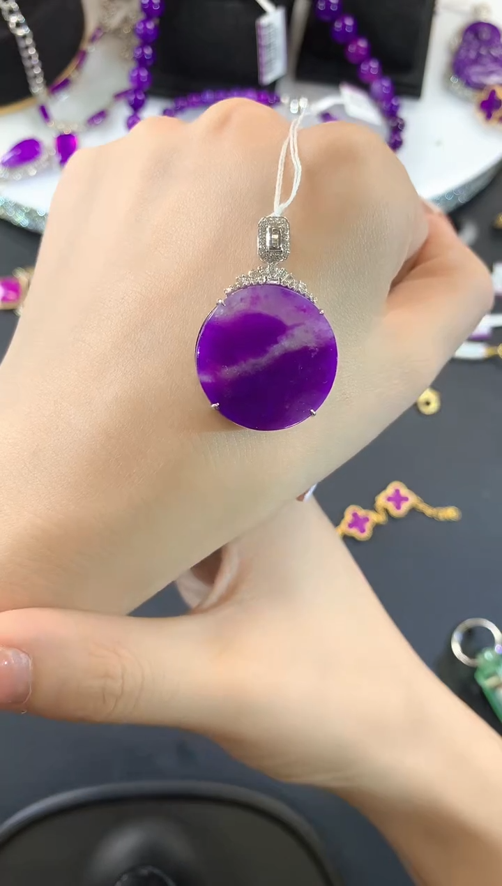 【闪购商品】苏纪石（舒俱来）.18K金镶嵌舒俱来吊坠