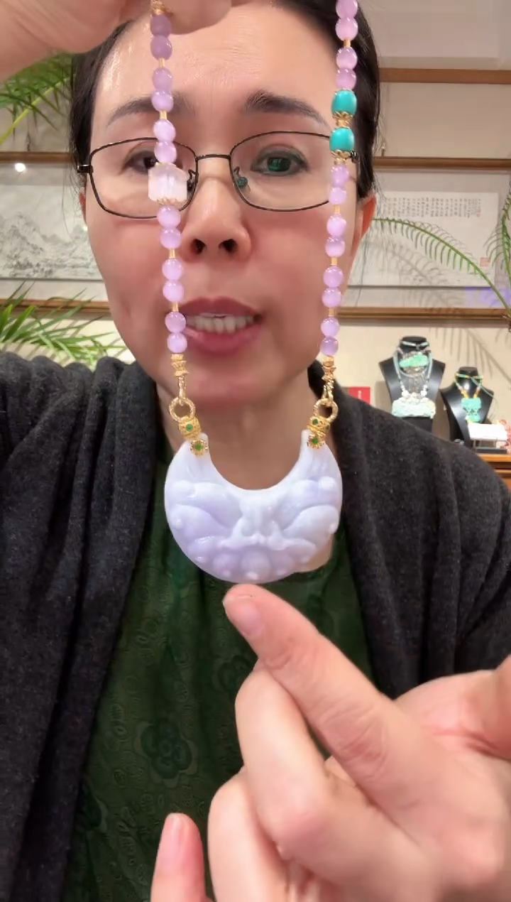 【闪购商品】翡翠颈饰未镶嵌国风