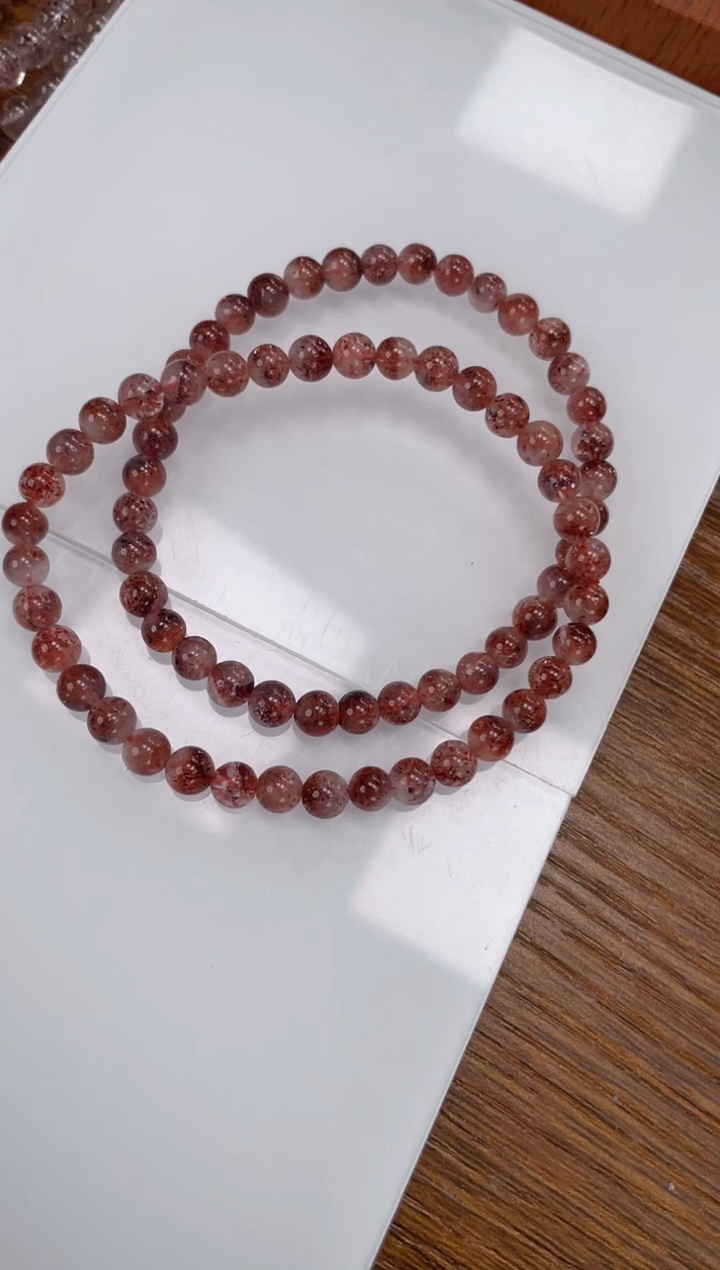 【闪购商品】水晶手链未镶嵌超七手串5mm 多样性发一