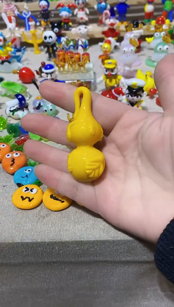 【闪购商品】琉璃手工艺品鸡油黄葫芦
