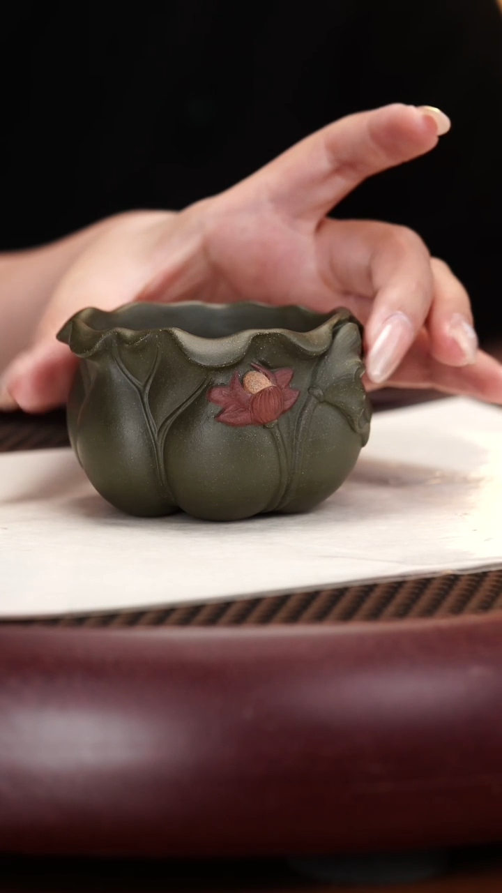 茶壶紫砂108GSB荷叶杯     