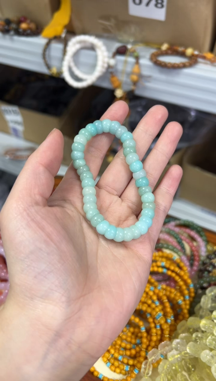 【闪购商品】天河石手链未镶嵌猪大肠老矿天河石手链[1527]