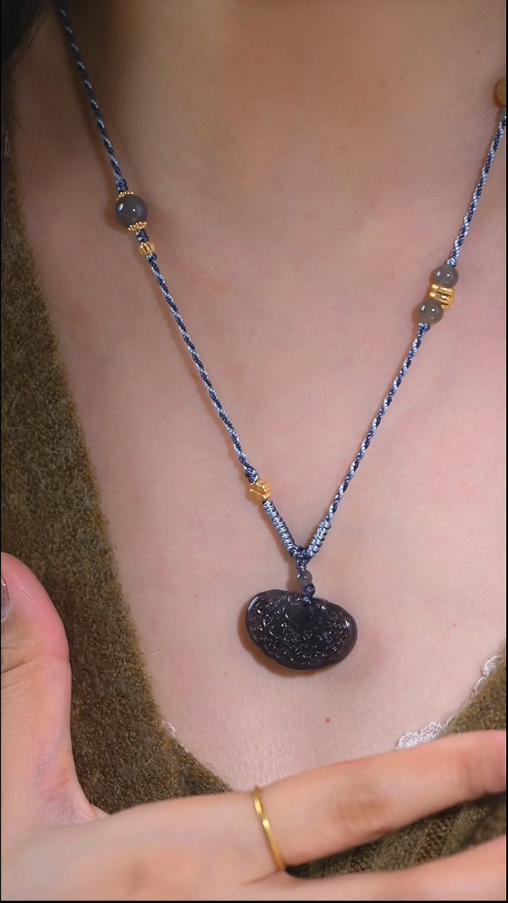 泥塑HETIAN 帝王紫编绳