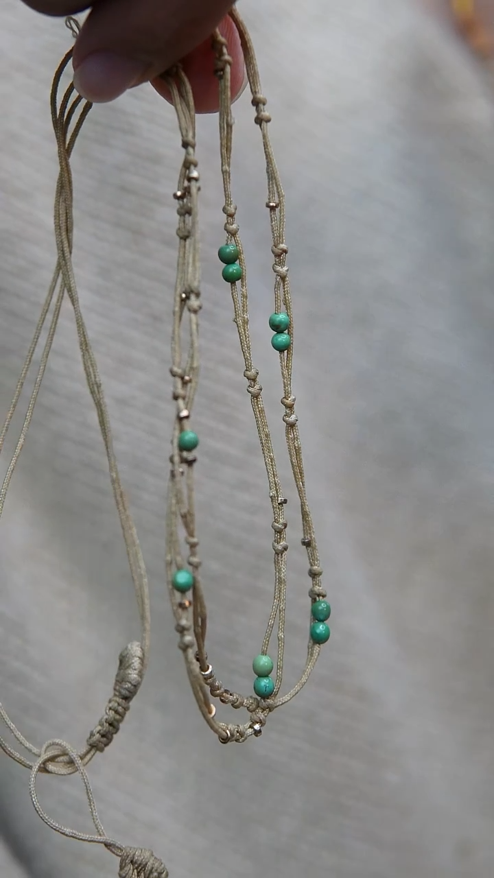 裸石蜜蜡未镶嵌手工绳