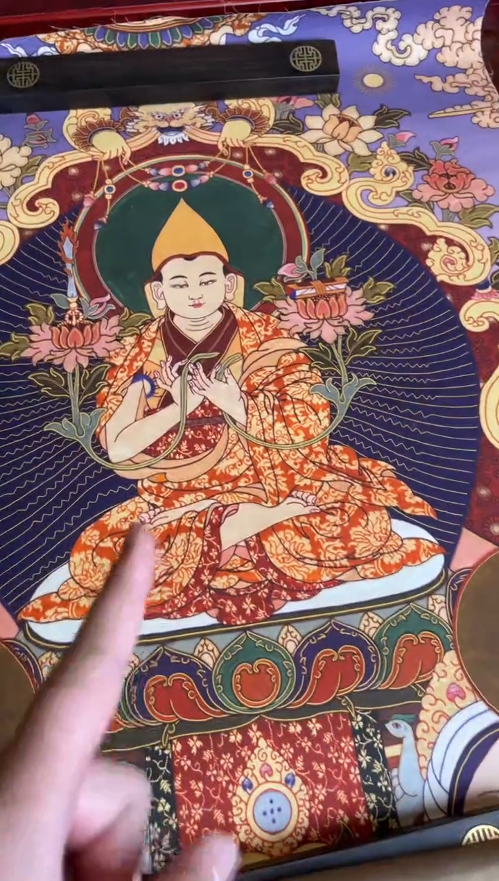 卷轴画手绘唐卡086