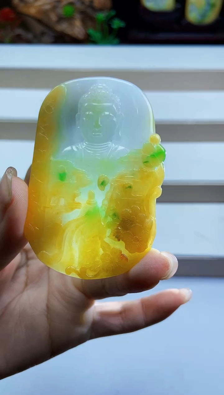 颈饰未镶嵌翡翠翡翠A货