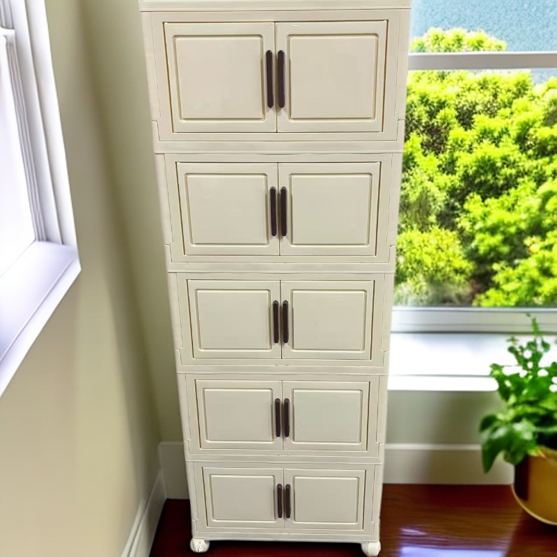 407可折叠滚轮收纳柜（52.5*30.5*141.5cm）