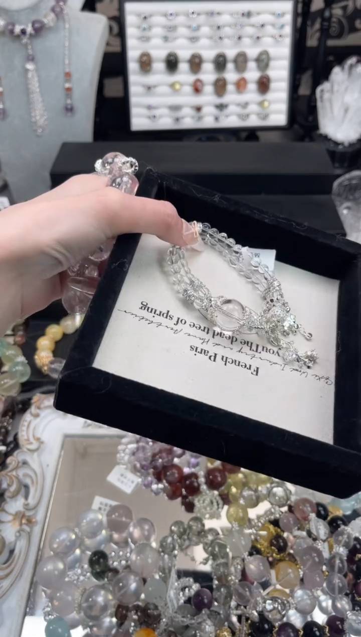 【闪购商品】水晶手链未镶嵌天然水晶 多样性发货