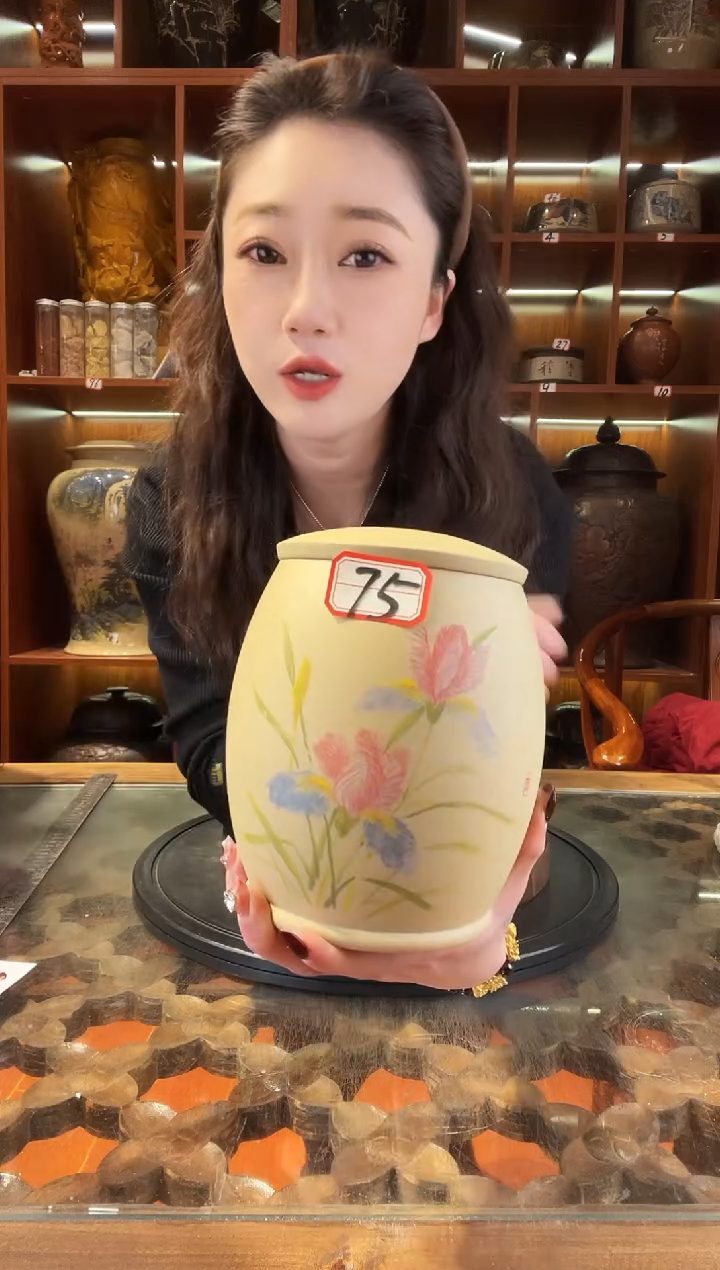 【闪购商品】缸云南建水紫陶白泥小茶罐@75