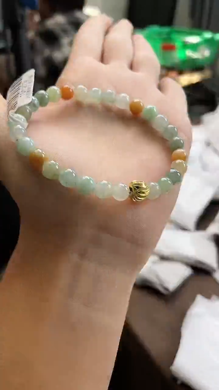 未镶嵌手链翡翠手串