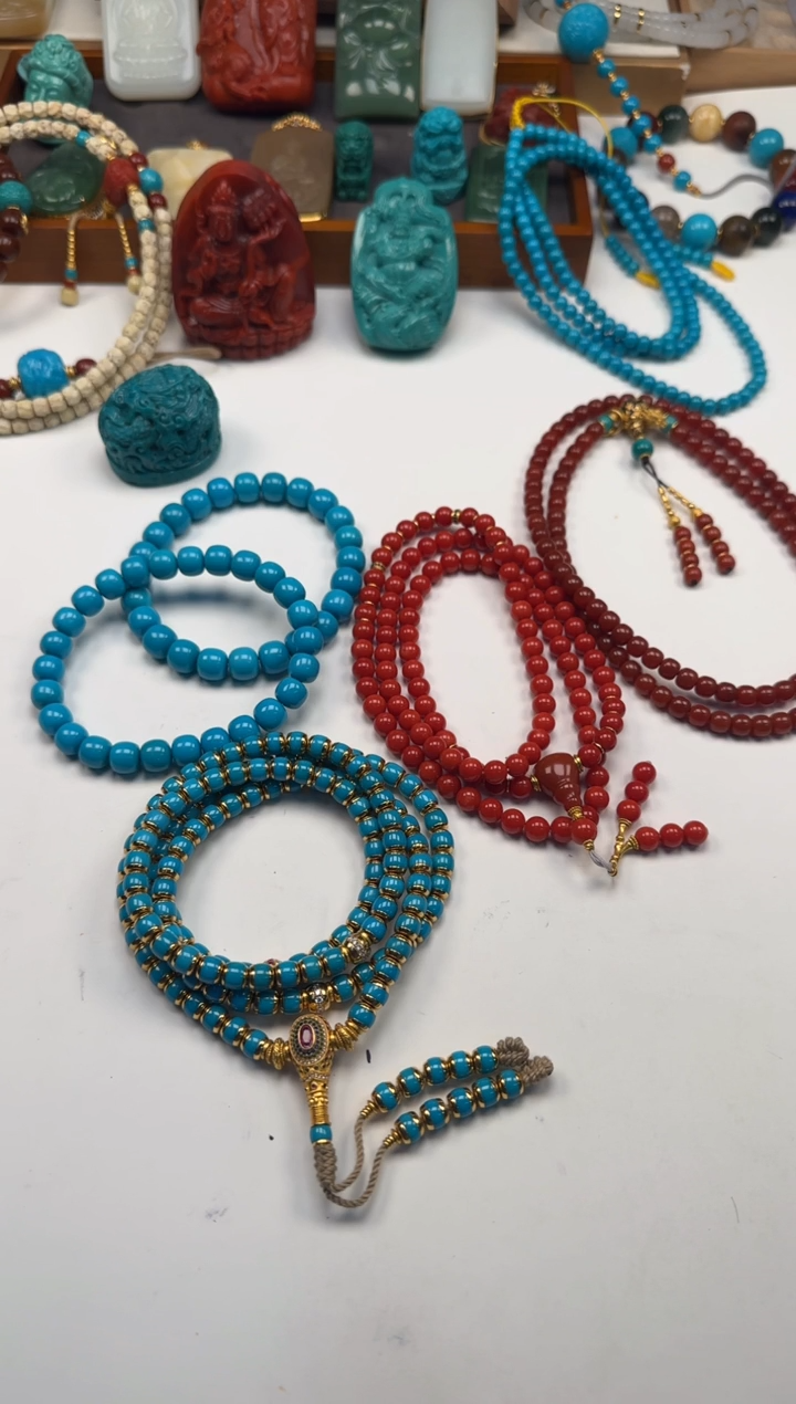 未镶嵌绿松石手串手串森***～手串手串