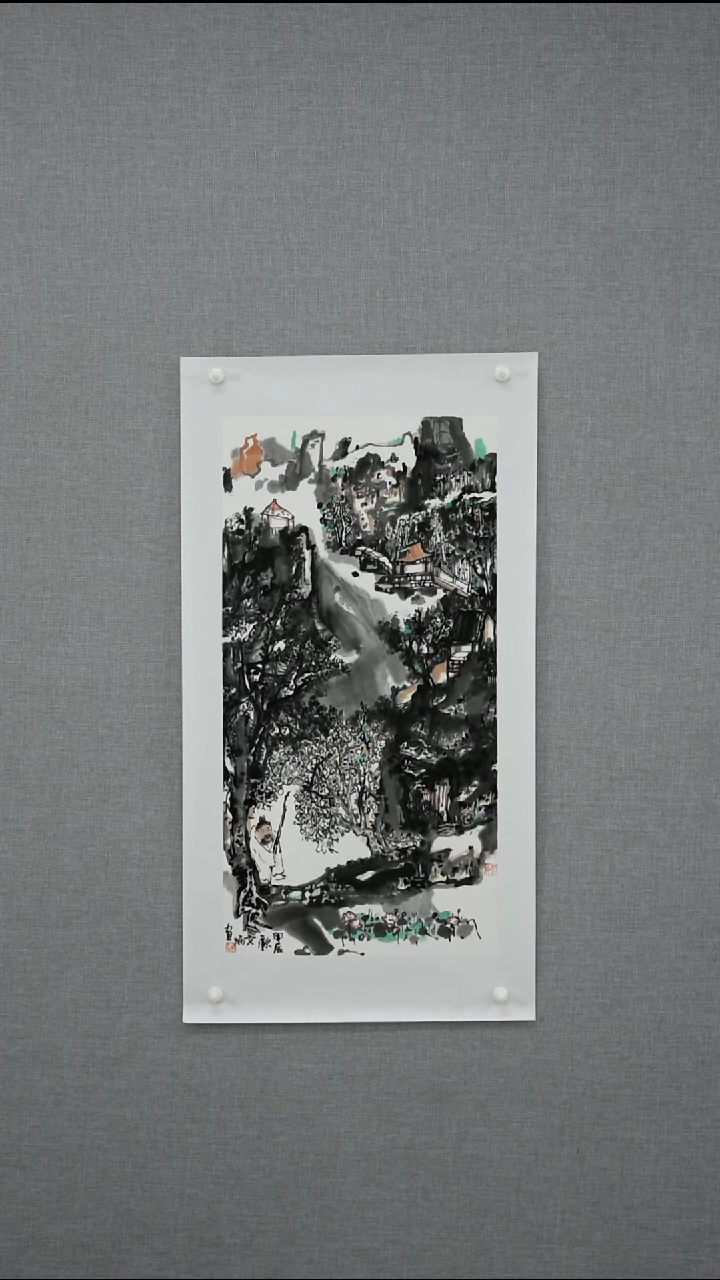 【闪购商品】绘画苏文炳-山水-2.1平尺-03