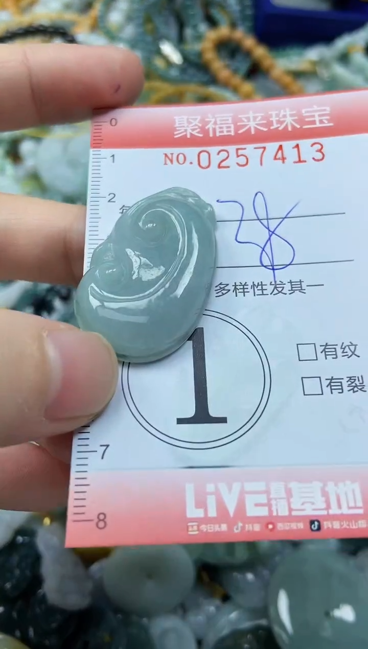 未镶嵌挂件翡翠闪购0257413