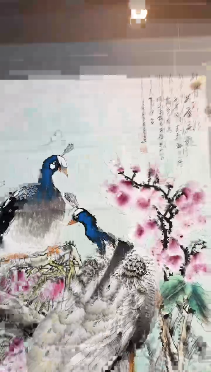 国画撒上的颠三倒四