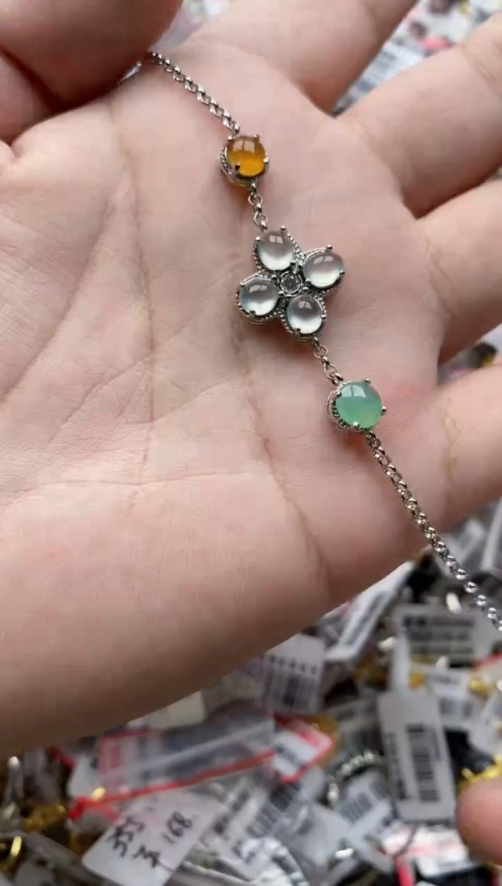 【闪购商品】翡翠戒指银S925镶嵌44444---8