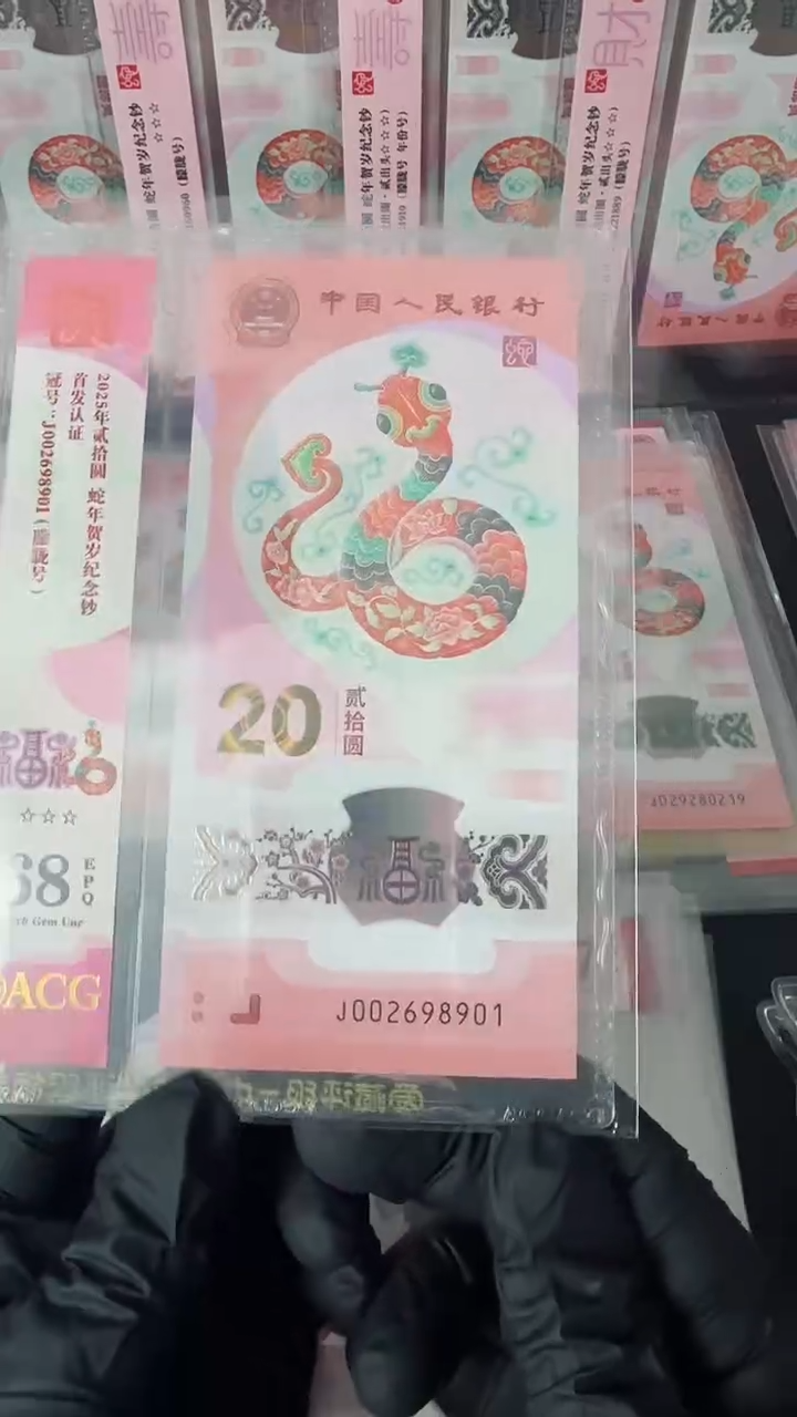 【闪购商品】2025年蛇钞单张JO02698901