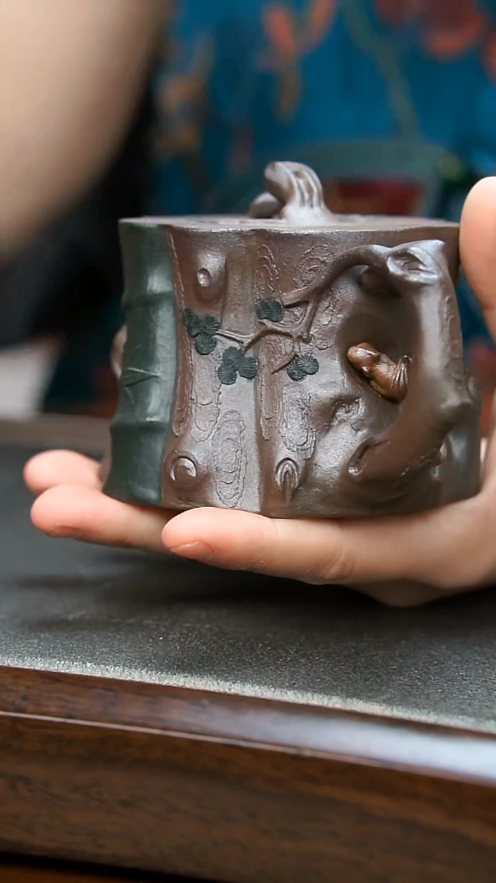 【闪购商品】紫砂茶壶柴烧树桩壶