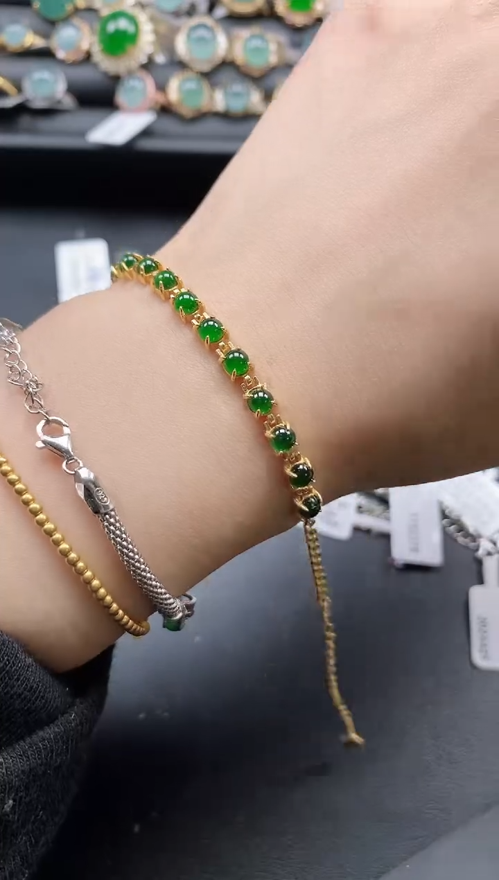 【闪购商品】翡翠戒指银S925镶嵌11111