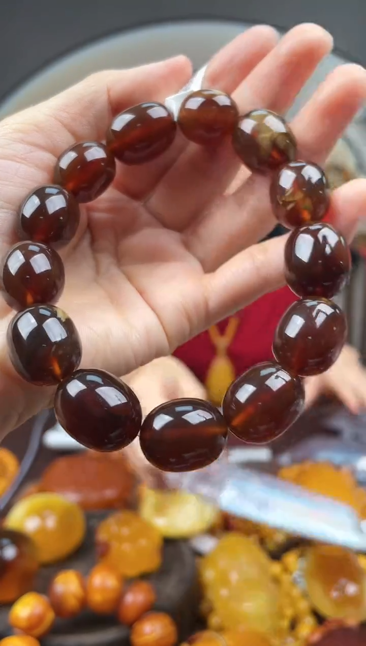 【闪购商品】琥珀裸石未镶嵌首饰 假1赔4 （多样性发货1件