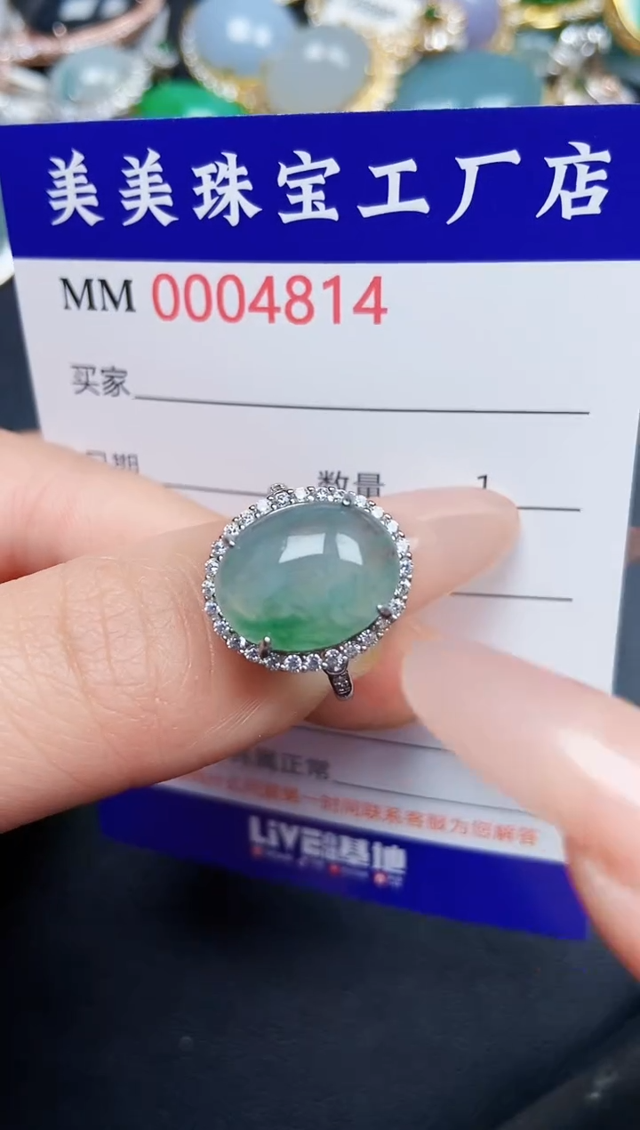 【闪购商品】翡翠颈饰银S925镶嵌4814