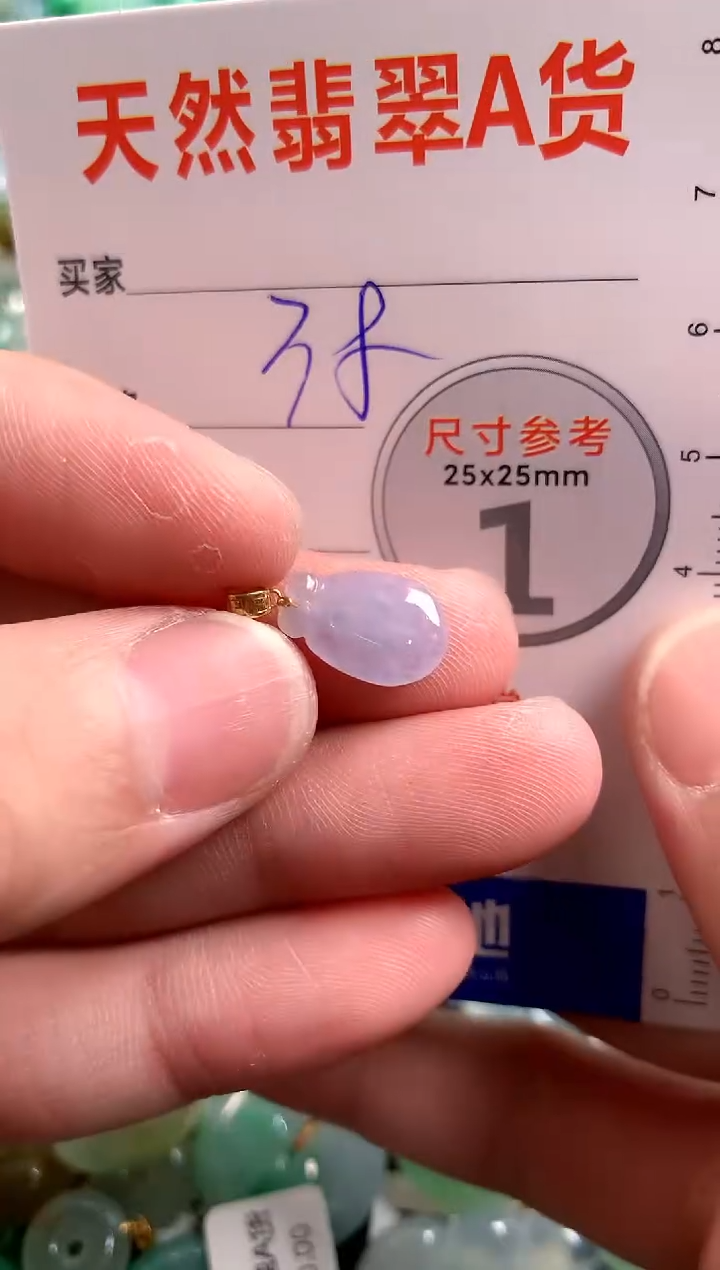 【闪购商品】翡翠颈饰18K金镶嵌14005530