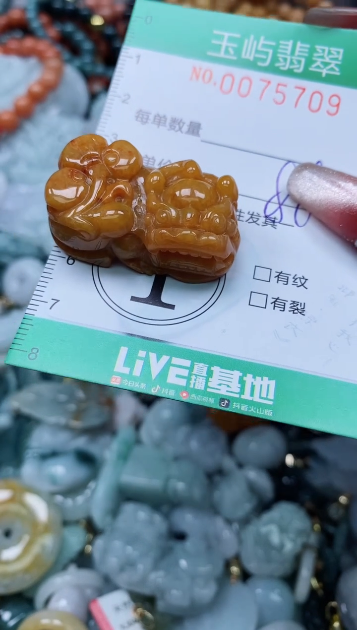 【闪购商品】翡翠颈饰未镶嵌闪购0075709