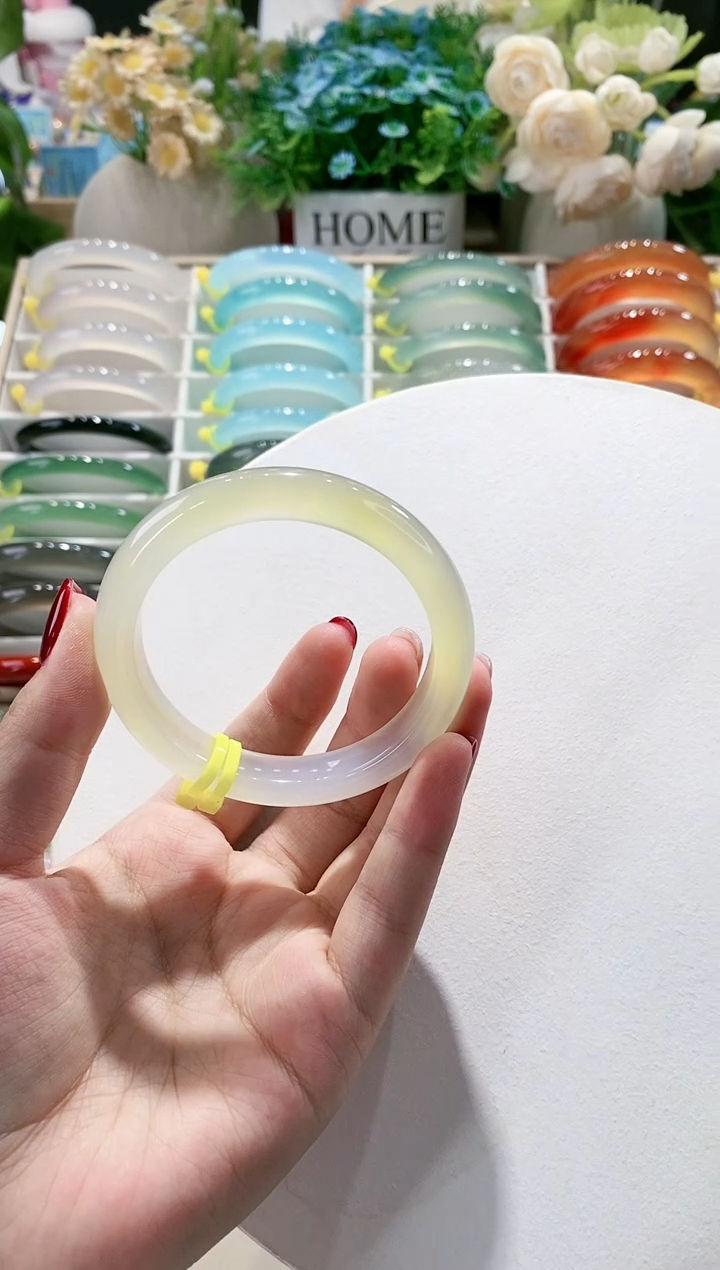 玛瑙/玉髓手镯未镶嵌26-53.6