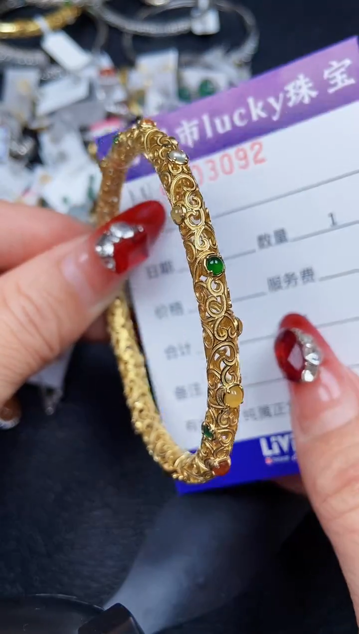 【闪购商品】翡翠颈饰银S925镶嵌3092