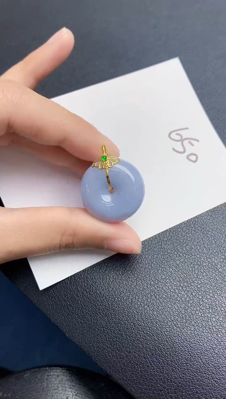 【闪购商品】翡翠颈饰18K金镶嵌000000000