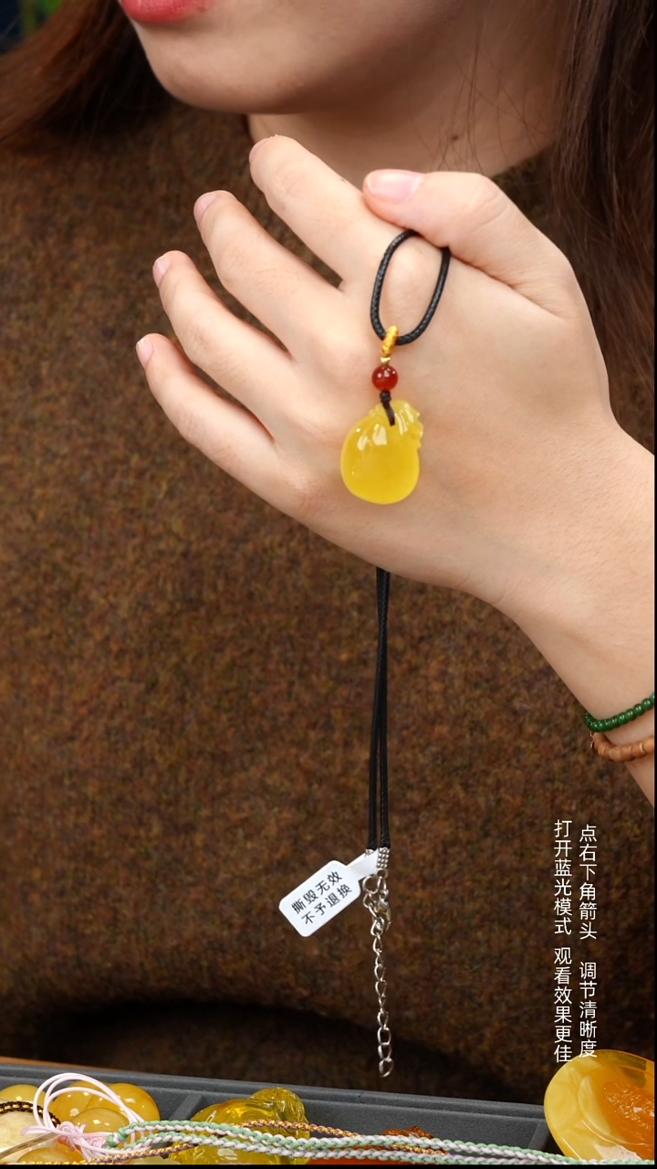 蜜蜡颈饰未镶嵌111111