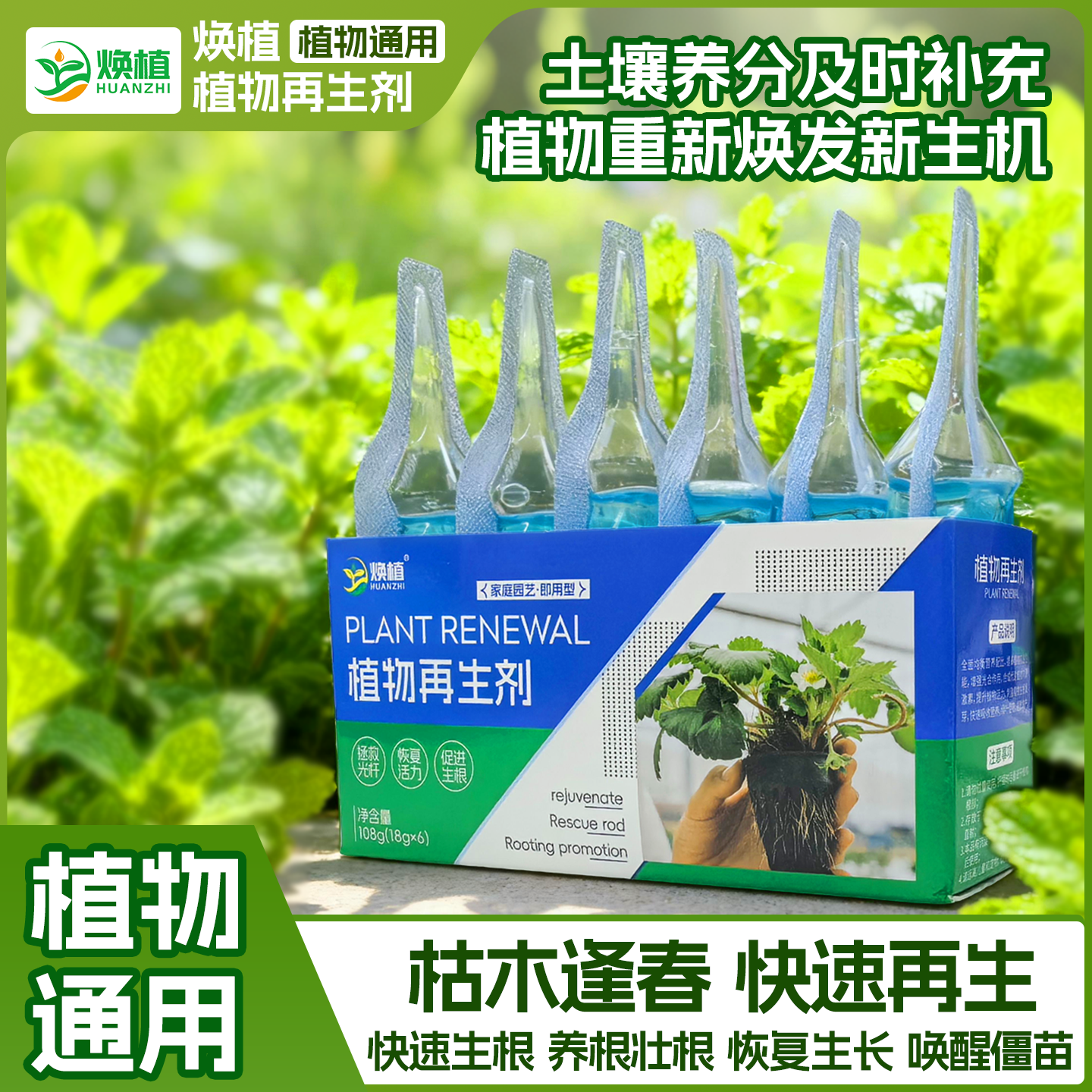 焕植通用型浓缩植物再生剂营养液适用于绿植花卉盆栽家庭园艺
