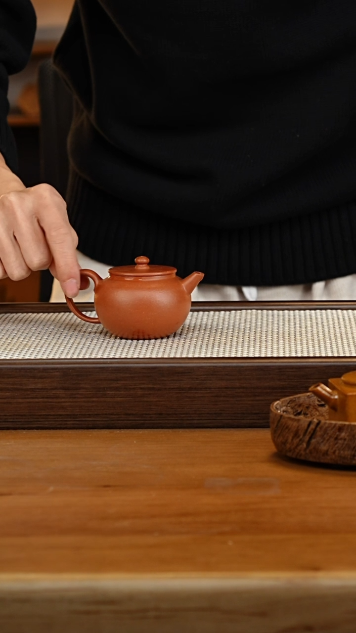 【闪购商品】紫砂茶壶红降坡小苹果 100cc